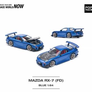 Mazda rx-7 (fd3s) re-amemiya widebody, metallic blue