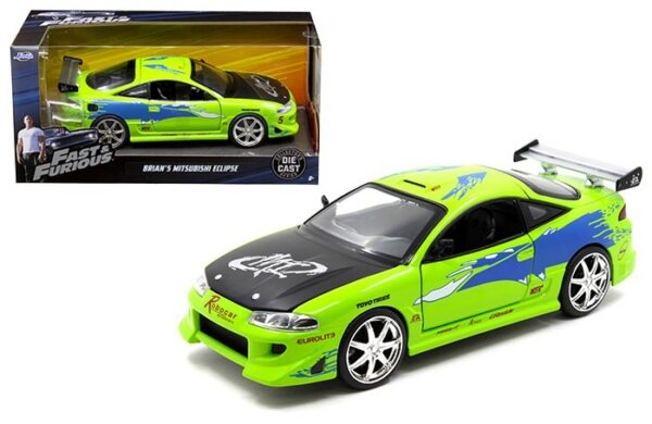 FFME1.jpg Fast & Furious - Diecast Model 1/24 1995 Brians Mitsubishi Eclipse