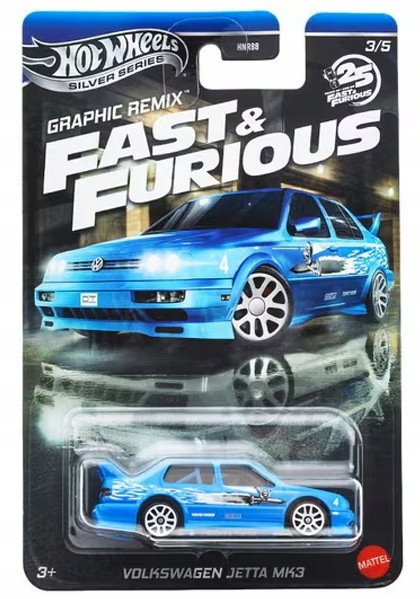 Hotwheels Fast & the Furious Volkswagen Jetta MK3, blue
