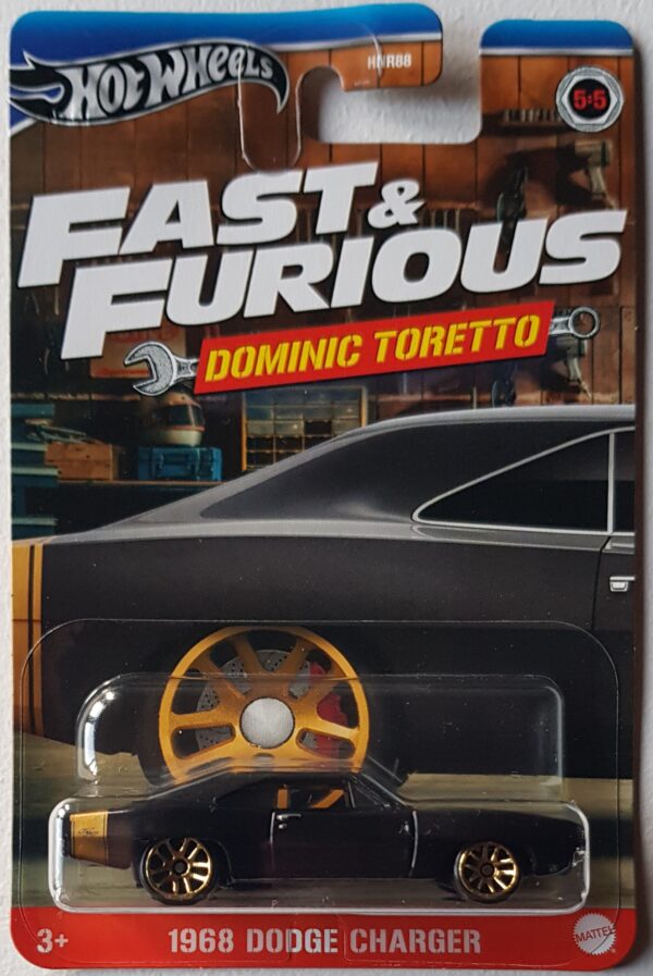 Hot_Wheels_1968_Dodge_Charger.jpg Hot Wheels - F&F Dominic Toretto (2024) - 1968 Dodge Charger