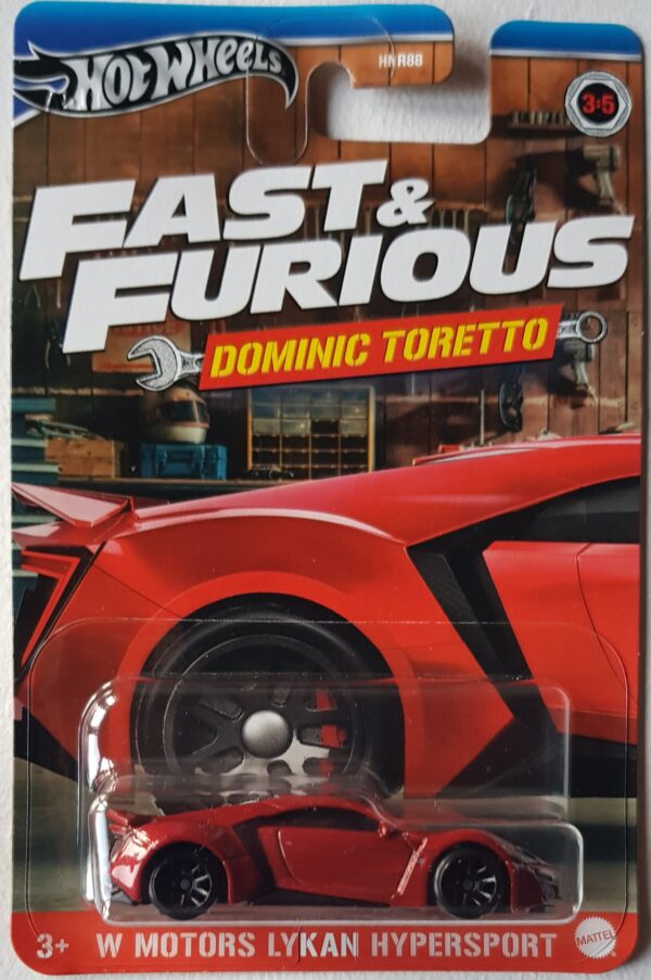 Hot Wheels - F&F Dominic Toretto (2024) - W Motors Lykan Hypersport