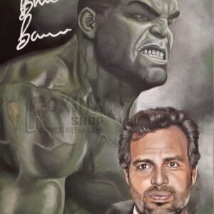 FoxinaART - Bruce Banner - Hulk reprodukce