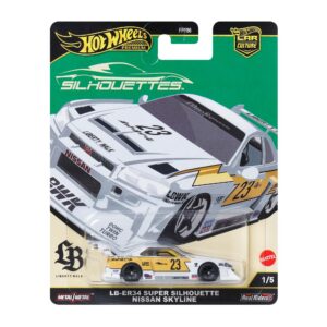 Hot Wheels Premium Silhouettes Car Culture - LB-ER34Super Silhouette Nissan Skyline