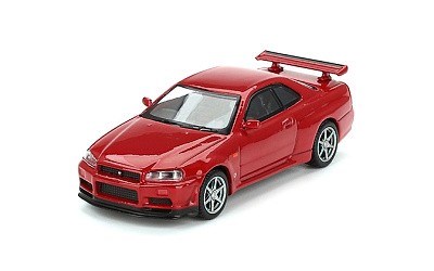 MGT00796.jpg Mini GT 1999 nissan skyline gt-r (r34) v-spec, active red