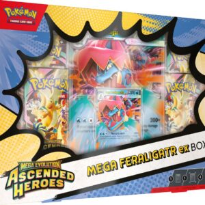 Pokémon Ascended Heroes Mega Feraligatr EX Box !LIMIT 1 ks NA OBJEDNÁVKU!