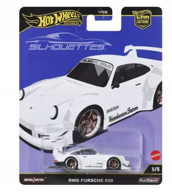 Hot Wheels Premium Silhouettes Car Culture - RWB Porsche 930