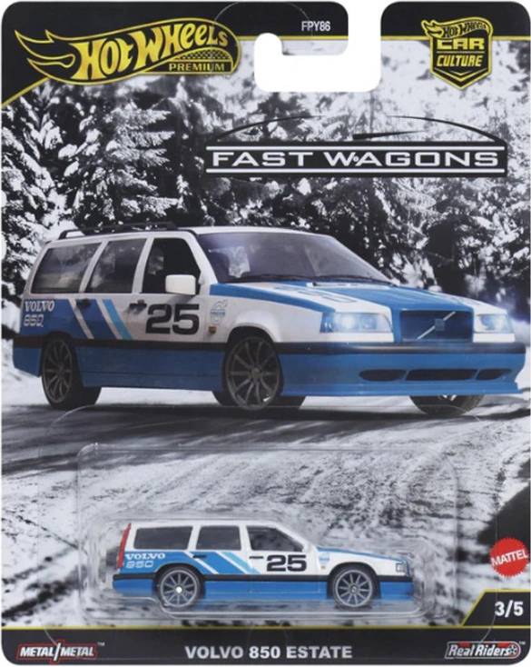 Hot Wheels Premium Fast Wagons Car Culture - Volvo 850 Estate