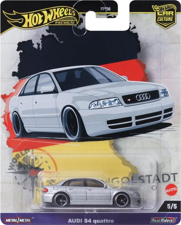 Hot Wheels Premium Audi S4 Quattro, grey 5/5