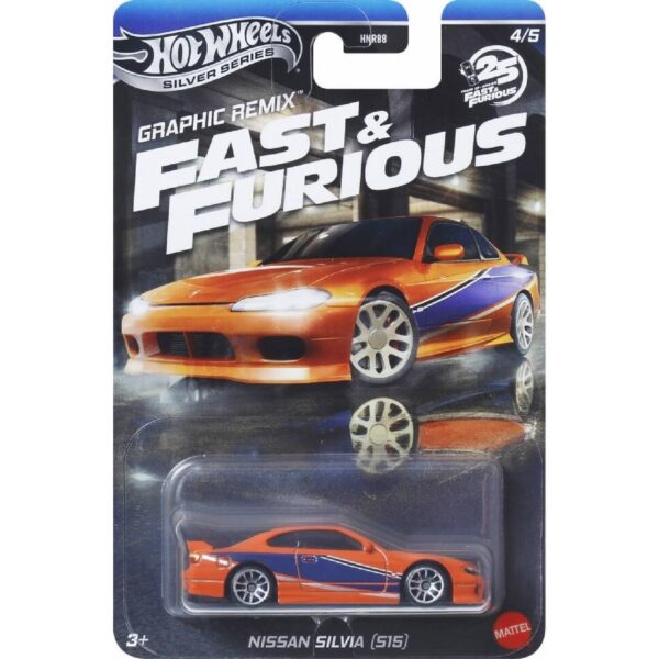 Hotwheels Fast & the Furious Nissan Silvia S15, orange