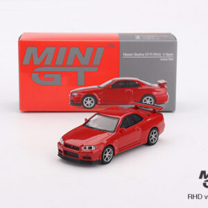de92d05b72b6a6d258e57c75f6158f6c20250427225626660.jpg Mini GT 1999 nissan skyline gt-r (r34) v-spec, active red