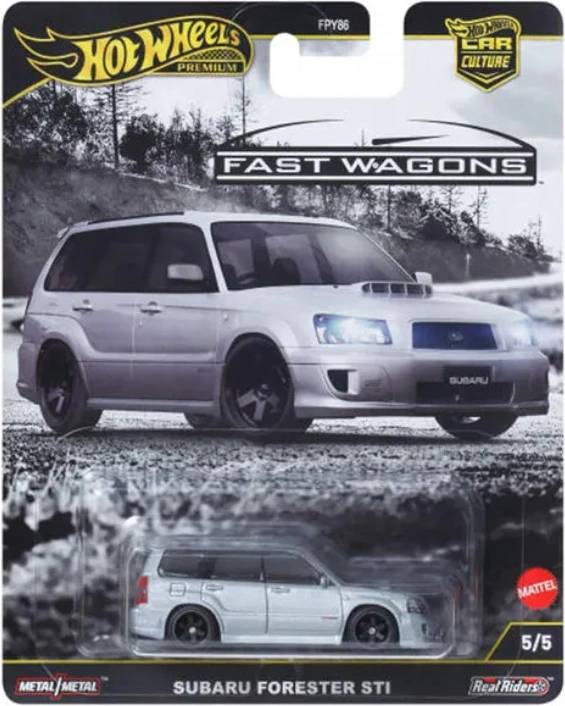 Hot Wheels Premium Fast Wagons Car Culture - Subaru Forester STI