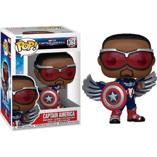 Captain America Brave New World POP! Movies Vinyl Figure Captain America