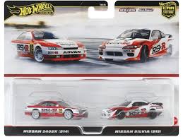 Hotwheels Premium 2-pack Nissan 240SX (S14) & Nissan Silvia (S15)