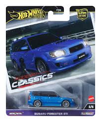 Hot Wheels Premium Modern Classics Subaru Forester STi, blue 5/5