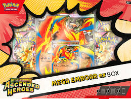 Pokémon Ascended Heroes Mega Emboar EX Box !LIMIT 1 ks NA OBJEDNÁVKU!