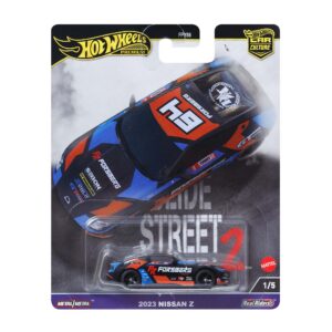 m4ux7hvs0iz4sjscult0_b5fe32f9-c976-4677-b990-1c68a1ab9544.jpg Hot Wheels Premium Car Culture Slide Street - 2023 Nissan 400Z, blue/black/orange