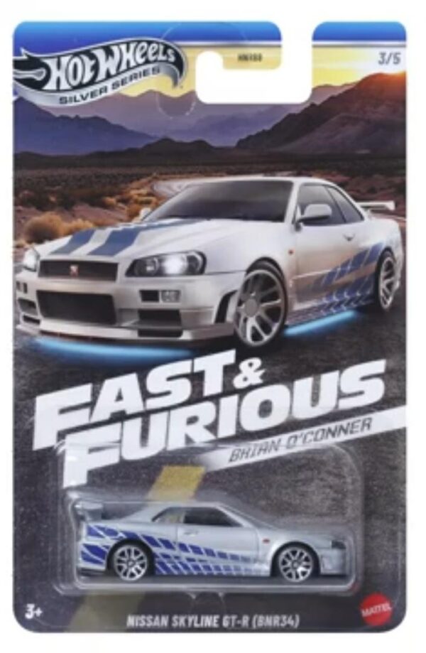 new-f-f-brian-oconner-silver-series-set-v0-xt3g6wtdy8pd1.jpg Hot Wheels Fast & Furious Brian o´Conner - Nissan Skyline GT-R (BNR34)