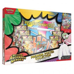 Pokémon Ascended Heroes Premium Poster Collection Mega Gardevoir - !!! POSLEDNÍ KUS !!!