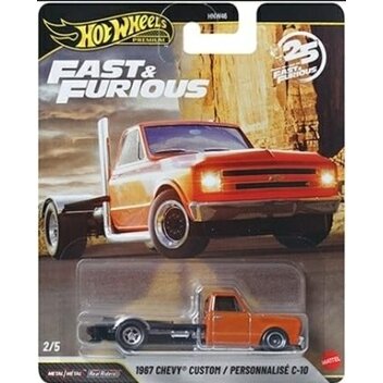 Hot Wheels Premium Fast & the Furious 1967 Chevrolet C/K (F4), orange