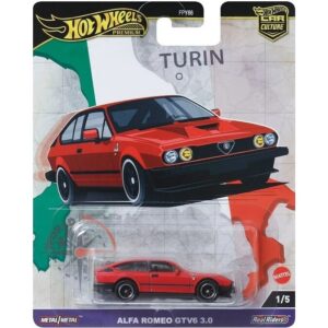 Hot Wheels Premium Alfa Romeo GTV 6 3.0ltr, red 1/5