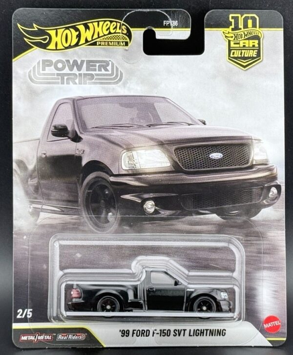 HotWheels Premium Car Culture Power Trip 1999 Ford F150 SVT Lightning