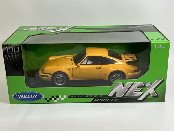 1/18 1989 Porsche 964 Turbo, yellow