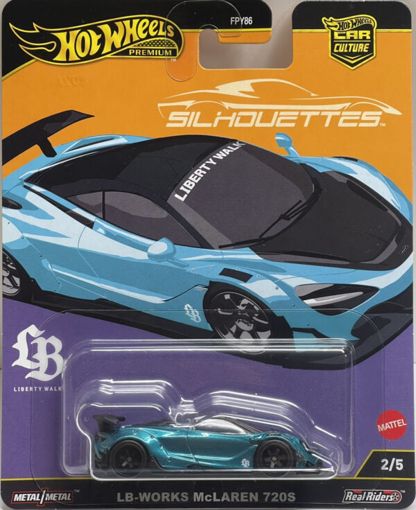 Hot Wheels Premium Silhouettes Car Culture -  LB Works McLaren 720S