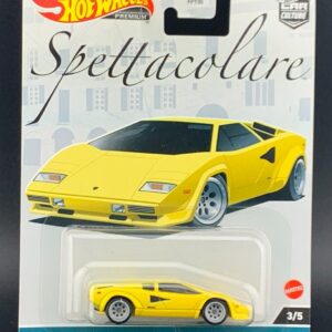 Hot Wheels Premium Spettacolare (Italian Cars), Car Culture - Lamborghini Countach LP 5000 QV, yellow