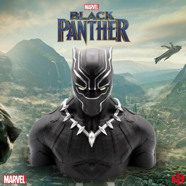 Marvel Comics Coin Bank Black Panther Wakanda Deluxe