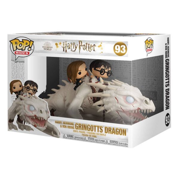Harry Potter POP! Rides Vinyl Figure Dragon w/Harry, Ron, & Hermione