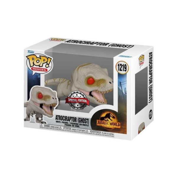 Jurassic Park POP! Movies Vinyl Figure Atrociraptor (Ghost) Exclusive