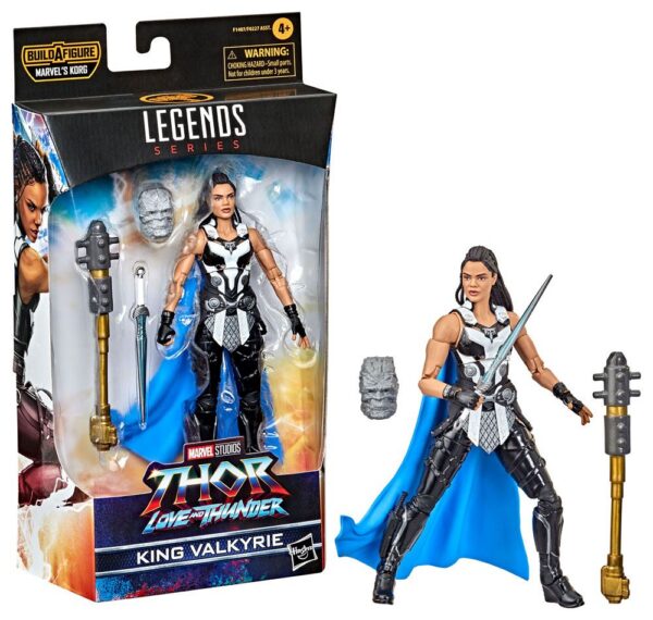 Thor: Love and Thunder Marvel Legends Series Action Figure 2022 Marvel's Korg BAF #3: King Valkyrie