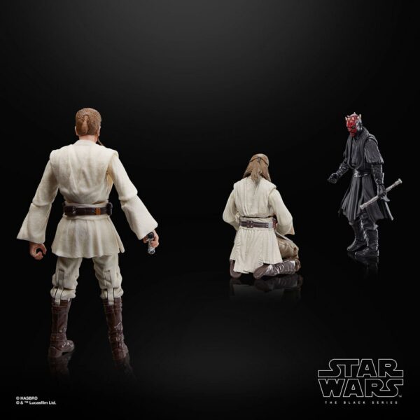 Star Wars Episode I Black Series Action Figure 3-Pack Qui-Gon Jinn, Darth Maul, Obi-Wan Kenobi