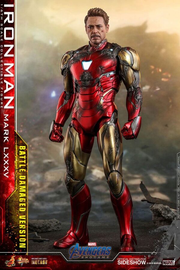 Avengers: Endgame MMS Diecast Action Figure 1/6 Iron Man Mark LXXXV Battle Damaged Ver.