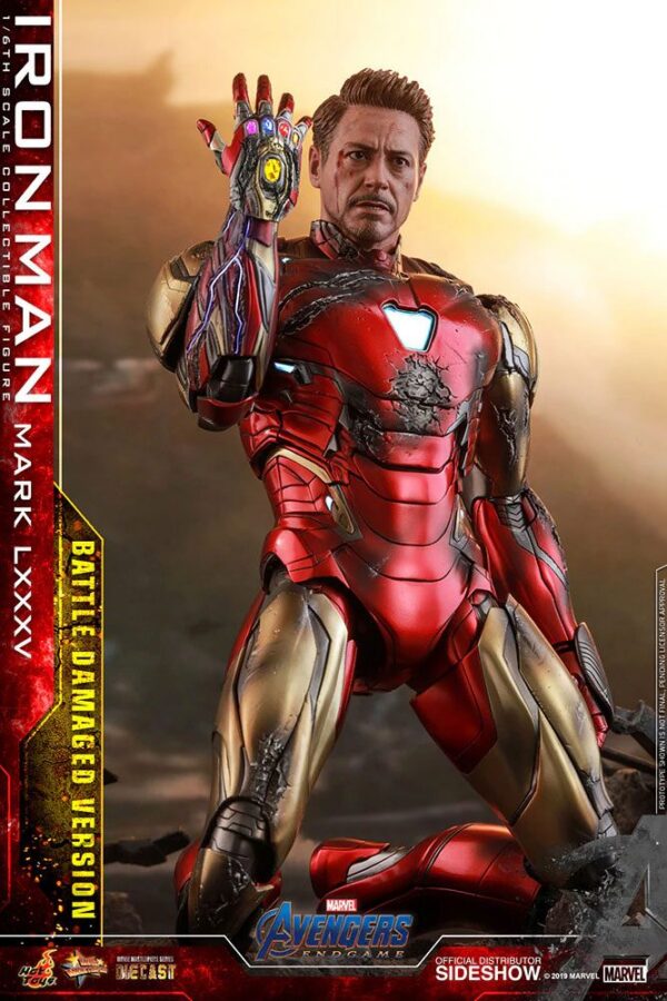Avengers: Endgame MMS Diecast Action Figure 1/6 Iron Man Mark LXXXV Battle Damaged Ver.