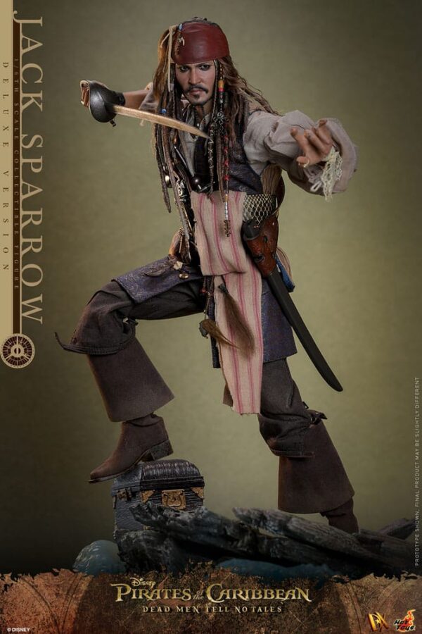 Pirates of the Caribbean: Dead Men Tell No Tales DX Action Figure 1/6 Jack Sparrow (Deluxe Version)