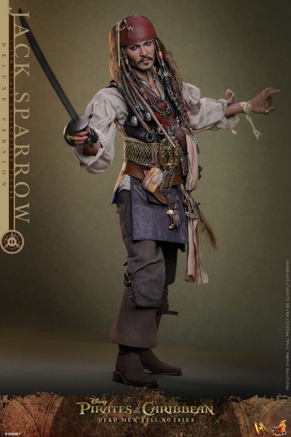 Pirates of the Caribbean: Dead Men Tell No Tales DX Action Figure 1/6 Jack Sparrow (Deluxe Version)