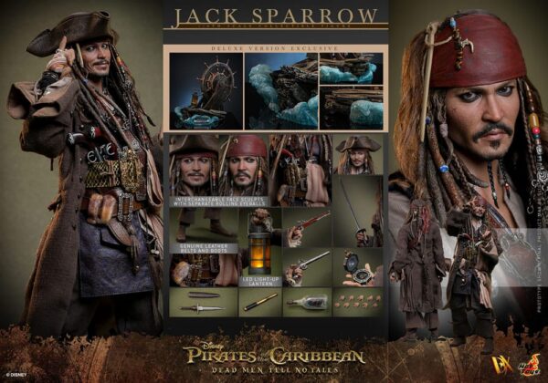 Pirates of the Caribbean: Dead Men Tell No Tales DX Action Figure 1/6 Jack Sparrow (Deluxe Version)