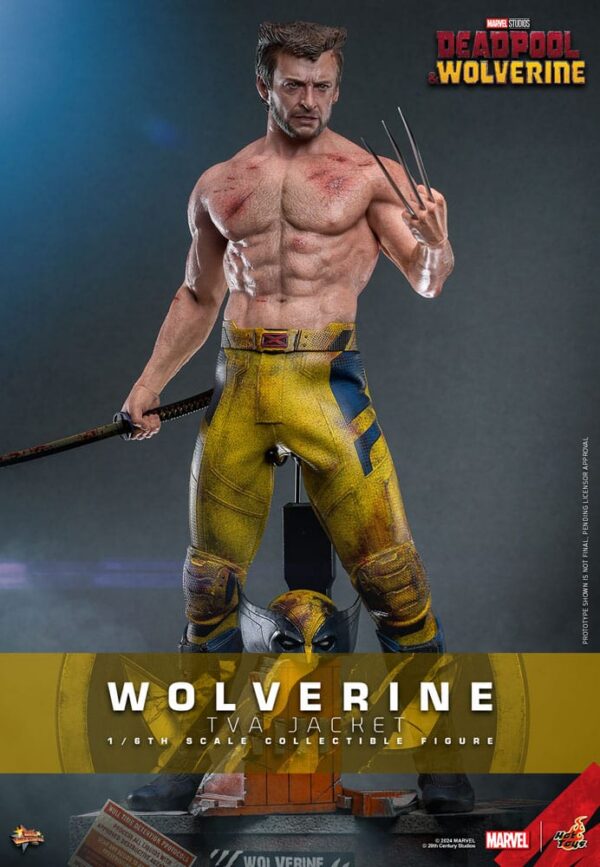 Deadpool a Wolverine - Akční figurka z filmu Masterpiece 1/6 Wolverine (verze s bundou TVA)