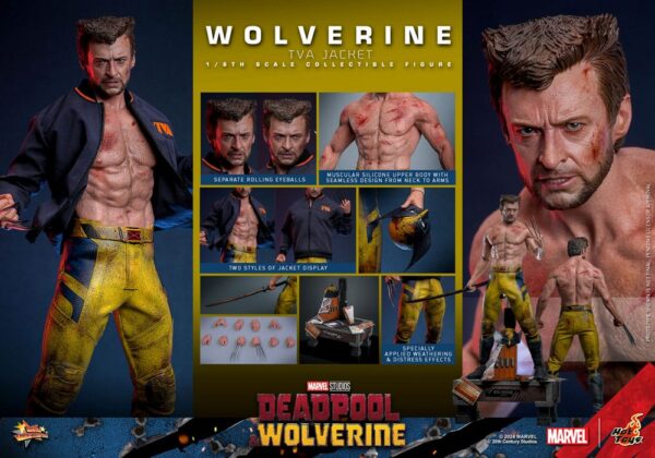 Deadpool a Wolverine - Akční figurka z filmu Masterpiece 1/6 Wolverine (verze s bundou TVA)