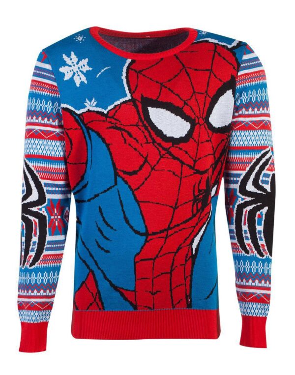 x_kw104560mvl.jpg Marvel pletený vánoční svetr Spider-Man