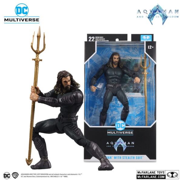 Aquaman and the Lost Kingdom DC Multiverse Action Figure Aquaman with Stealth Suit