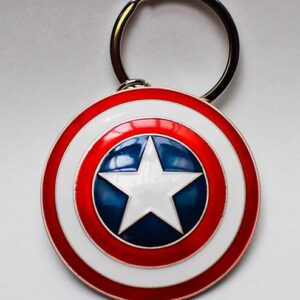 Kovová klíčenka Marvel Comics Captain America Shield